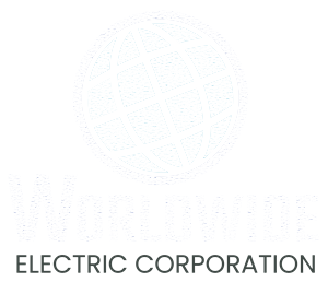 Worldwide Electric Corporation logo white
